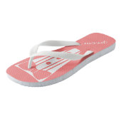 Smoking personifiziert Farbe Badesandalen (Schrägansicht)