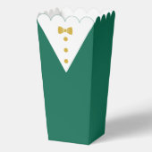 Smoking-Popcorn-Boxen mit schwarzer Fliege Geschenkschachtel (Rückseite)