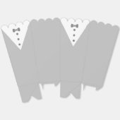 Smoking-Popcorn-Boxen mit schwarzer Fliege Geschenkschachtel (Ungeklappt)
