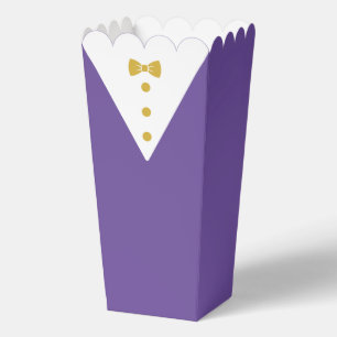 Smoking-Popcorn-Boxen mit schwarzer Fliege Geschenkschachtel