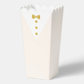 Smoking-Popcorn-Boxen mit schwarzer Fliege Geschenkschachtel (Rückseite)