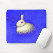 Smoking Rabbit Mousepad (Mit Mouse)