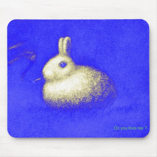 Smoking Rabbit Mousepad (Vorne)