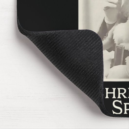 Smoking Santa, Funny Christmas Srit  Mousepad (Ecke)