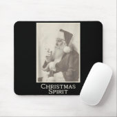 Smoking Santa, Funny Christmas Srit  Mousepad (Mit Mouse)