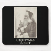 Smoking Santa, Funny Christmas Srit  Mousepad (Vorne)
