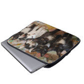 Smokings-Kätzchen Laptopschutzhülle (Vorne Knopf)