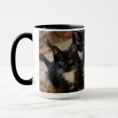 Smokings-Kätzchen Tasse (Links)