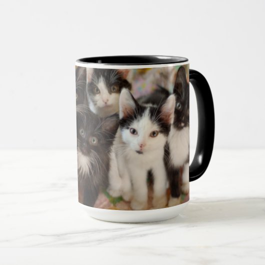 Smokings-Kätzchen Tasse (VorderseiteRechts)
