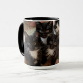 Smokings-Kätzchen Tasse (Vorderseite Links)