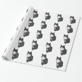 Smokings-Katze Geschenkpapier (Ungerollt)