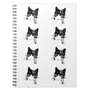 Smokings-Katzen-Notizbuch Notizblock