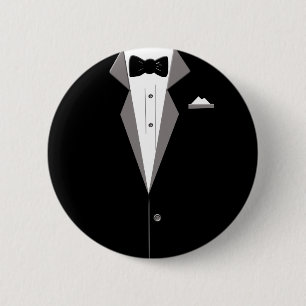 Smokings-Kunst Button