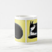Smokingskatze - Gelb Kaffeetasse (Mittel)