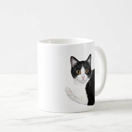 Smokingskatze Kaffeetasse (VorderseiteRechts)