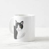 Smokingskatze Kaffeetasse (Vorderseite Links)