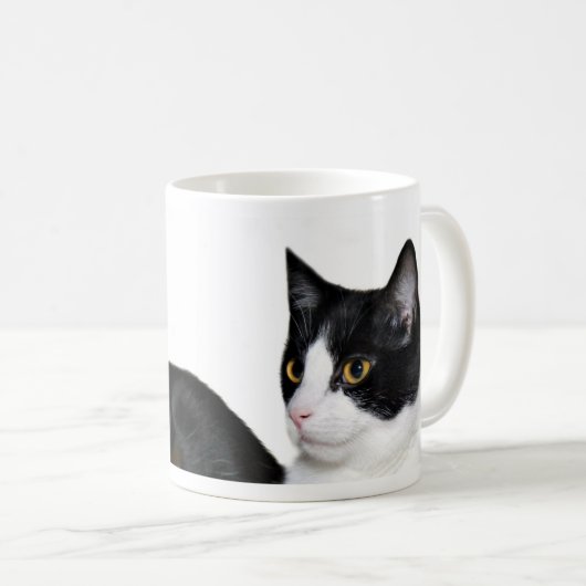 Smokingskatze Kaffeetasse (VorderseiteRechts)