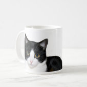 Smokingskatze Kaffeetasse (Vorderseite Links)