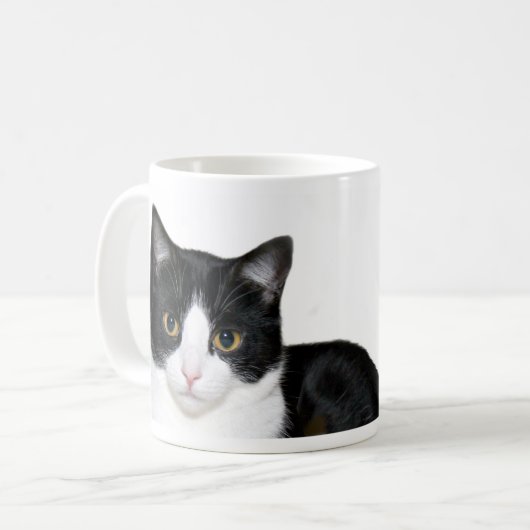 Smokingskatze Kaffeetasse (Vorderseite Links)