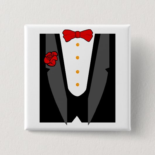 Smokingsknopf Button (Vorderseite)