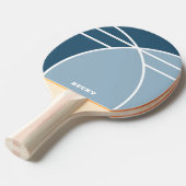 Smoky Blue Personalized Ping Pong Paddle Tischtennis Schläger (Vorderseite)