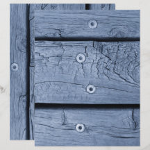 Smoky Blue Wood Planks Scrapbook Paper