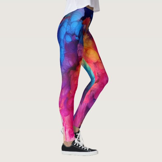 Smoky bright farbene Leggings (Rechts)