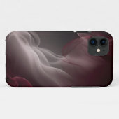 Smoky-Elegant-Marmor auf Dunkelgrau Case-Mate iPhone Hülle (Rückseite (Horizontal))