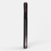 Smoky-Elegant-Marmor auf Dunkelgrau Case-Mate iPhone Hülle (Hinten/Rechts)