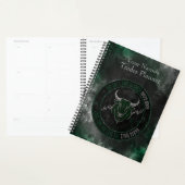 Smoky Emerald Bull Timing Zitat Design Planer (Anzeige)