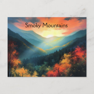Smoky-Gebirge, individuell anpassbar Postkarte