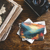 Smoky-Gebirge, individuell anpassbar Postkarte