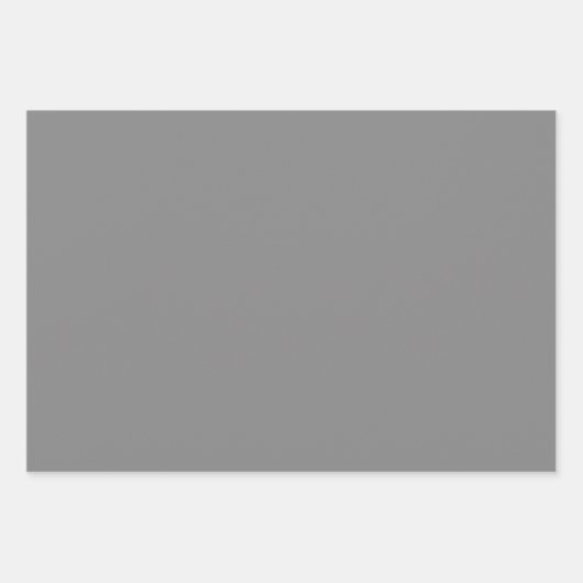 Smoky, graue Polka Dot und gestreift und fest Geschenkpapier Set (Vorderseite 3)