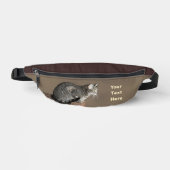 Smoky Gray Tabby Cat Bauchtasche (Vorderseite)
