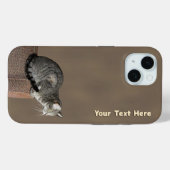 Smoky Gray Tabby Cat Case-Mate iPhone Hülle (Rückseite (Horizontal))