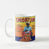 Smoky Jim's Süßkartoffelkennzeichen der 40er Jahre Kaffeetasse (Links)