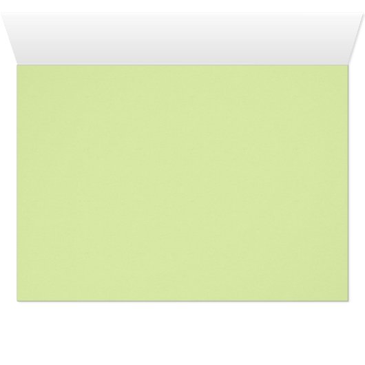Smoky Lavendel Peony mit Green Tischnummer Card (Innenansicht Horizontal (Unten))