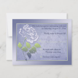 Smoky Lavender Peony mit Green Repcard Einladung