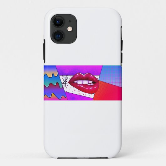 "Smoky Lips Slim Phone Case" Case-Mate iPhone Hülle (Rückseite)