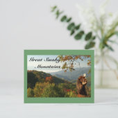 Smoky Mountain Black Bar Postkarte (Stehend Vorderseite)
