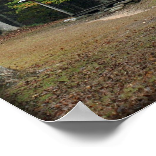 Smoky Mountain Cabin Poster (Ecke)