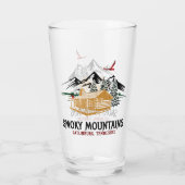 Smoky Mountain Holzhütte Glas (Rückseite)