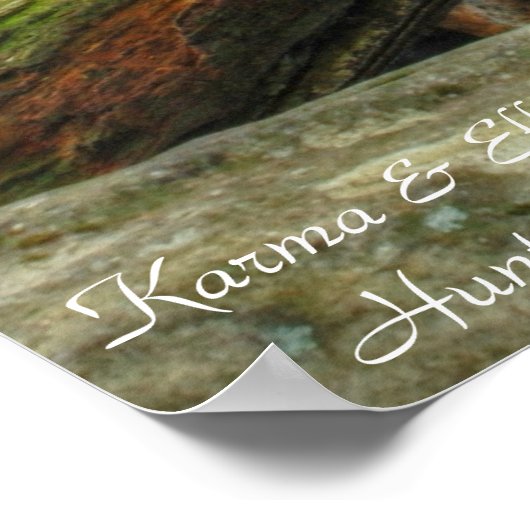 Smoky Mountain Stream Poster (Ecke)