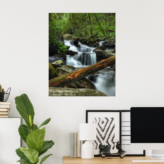 Smoky Mountain Stream Poster (Heimbüro)