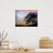 Smoky Mountain Sunset vom Blue Ridge Parkway Poster (Küche)