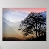 Smoky Mountain Sunset vom Blue Ridge Parkway Poster (Vorne)