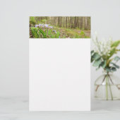 Smoky Mountain Trail im Frühling Briefpapier (Stehend Vorderseite)