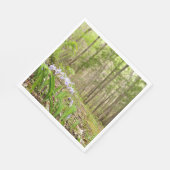 Smoky Mountain Trail im Frühling Serviette (Ecke)