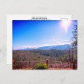 Smoky Mountain View from Happy Trails - Postkarte (Vorne/Hinten)