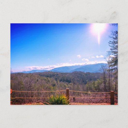 Smoky Mountain View from Happy Trails - Postkarte (Vorderseite)